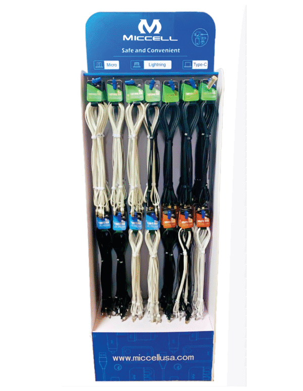 S1524 Miccell Large Floor Display (10ft Cables / 140 pieces)