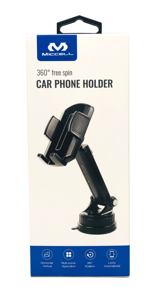 S1891 Miccell 360° Free-Spin Car Phone Holder