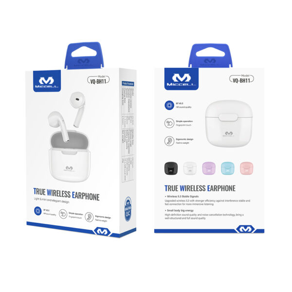 S2679 MiccellUSA TWS Wireless Earphone (VQ-BH11) NEW Box Pack