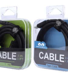 S74 Miccell Universal Data Cable 3.3ft (VQ-D70) Acrylic pack