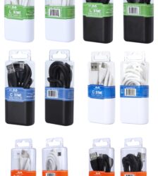 S71 Miccell Universal Data Cable 6ft (VQ-D03) Acrylic pack