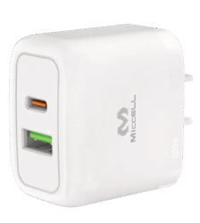S2974 MiccellUSA 38W* Dual Port FAST WALL Charger (VQ-T12) Unpacked 1pc