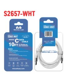 S2657 Miccell Universal-C Data Cable 10FT (VQ-D70) Box Pack