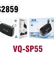 S2859 Miccell Mini Portable Speaker with Lights (VQ-SP55)
