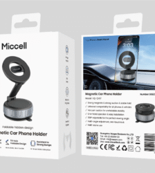 S2992 Miccell Foldable Magnetic Car Dashboard Phone Holder (VQ-CH17)